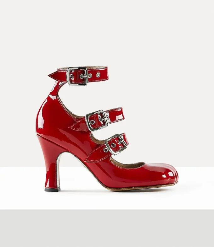 Animal Toe Three-Strap Shoe Animal Toe Three-Strap Shoe