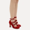 Animal Toe Three-Strap Shoe Animal Toe Three-Strap Shoe