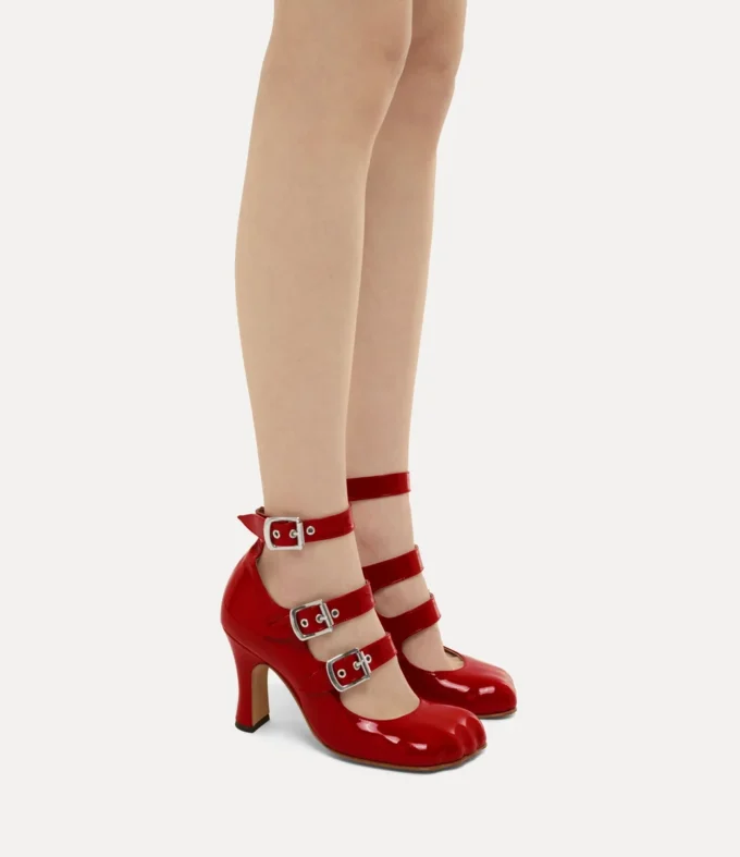 Animal Toe Three-Strap Shoe Animal Toe Three-Strap Shoe