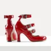 Animal Toe Three-Strap Shoe Animal Toe Three-Strap Shoe