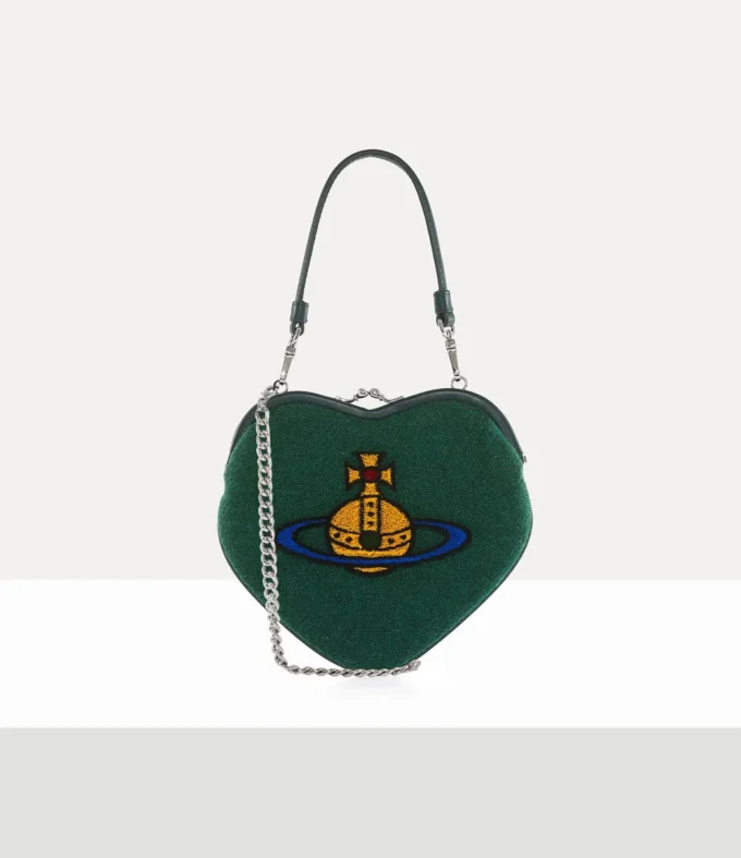 Belle Heart Frame Purse