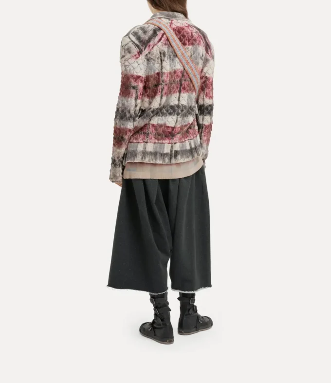 Dual Tartan Cardigan