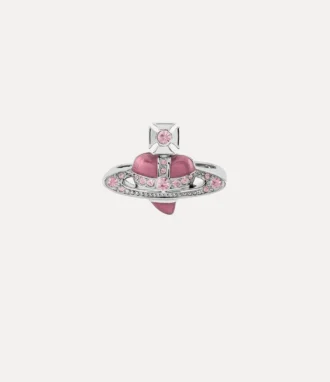 New Diamante Heart Ring