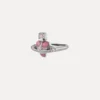 New Diamante Heart Ring